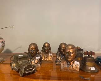 Vintage money banks.