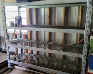 Commercial Shelving on casters (5 qty)