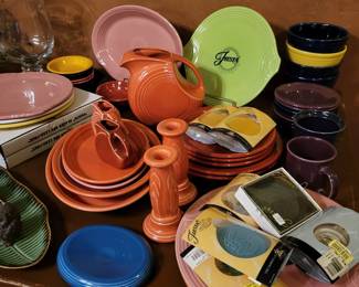 Large assortment Fiesta Ware!