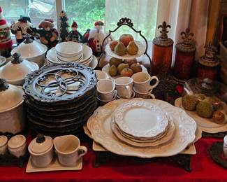 Jc Penney Chris Madden Corvella Ivory Collection Dish Set