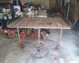 Antique Industrial Cart