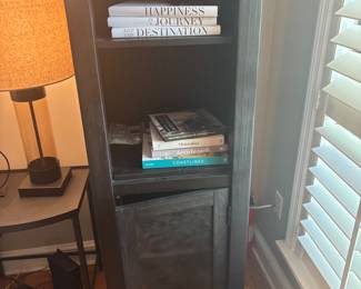 Pottery Barn Bookcase with Glass Door