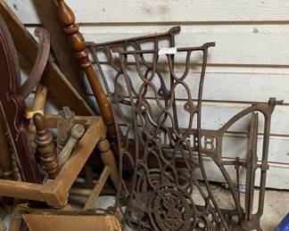 sewing machine base and furniture spindles