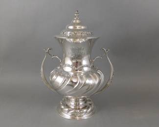 Tiffany & Co. sterling lidded urn