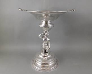 Baldwin Gardiner silver centerpiece compote