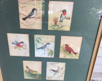 group of watercolor paintings
