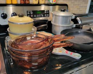 Club and Corningware vision cookware
