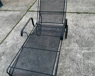 Wrought Iron Lounge Chair 