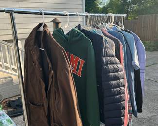 Men’s jackets and Clothing 