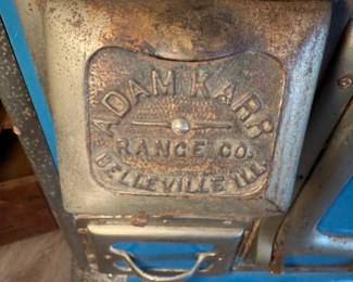 Antique Adam Karr Wood Cook Stove
