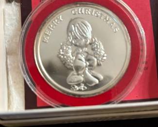 Merry Christmas Silver Coin