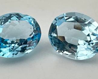 Blue topaz, approx. 6 ctw.