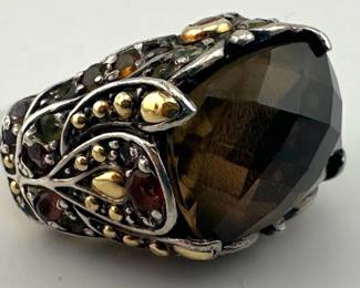Samuel Benham 18kt sterling semiprecious stone ring