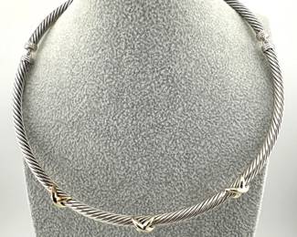 David Yurman 925/585 choker
