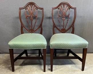 Pair of well made Adams style side chairs
