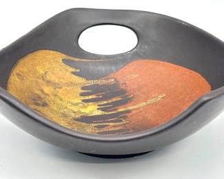 Royal Haeger Earth Wrap pottery bowl