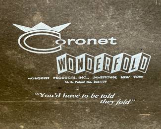 Coronet wonderfold folding chairs