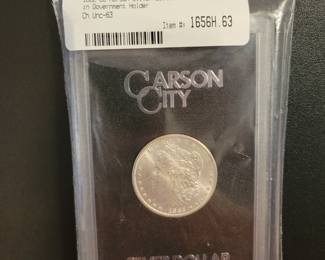 1882 Carson City Morgan Silver Dillar