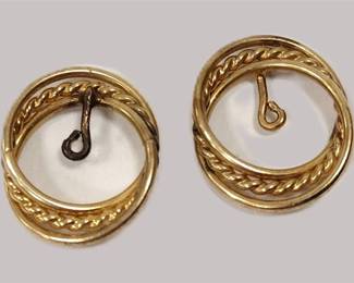 14K GOLD EARRING ACCENTS