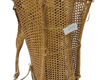 ASIAN TRIBAL BASKETRY BACKPACK