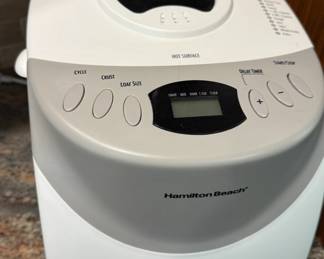 Hamilton Beach bread maker