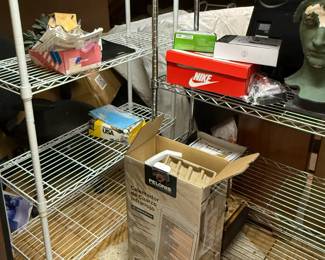 Metal shelving