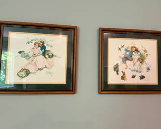 Framed Normal Rockwell prints by B&B USA