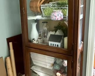 Small curio cabinet