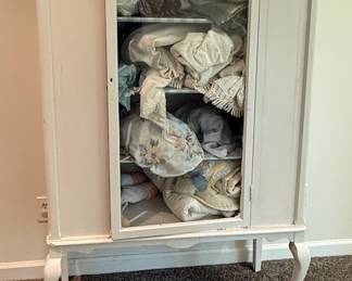 Vintage linen cabinet