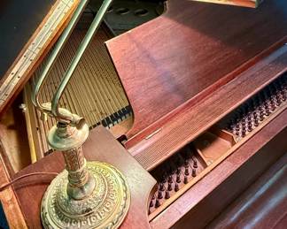 Brass piano lamp