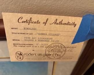 "Summer Village" by Kowalski.