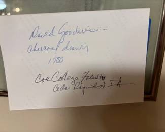 Charcoal Drawing by David Goodwin.