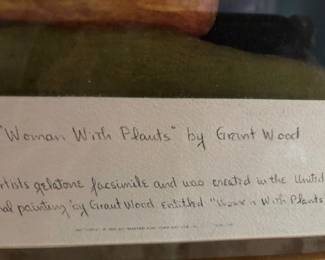 "Women with Plants" with Grant Wood.