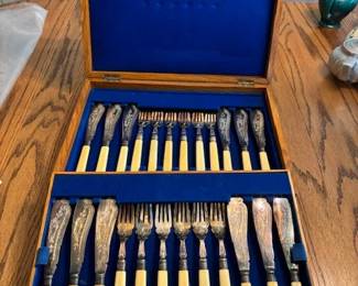 Set of German flatware from the 1940's.