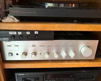 Yamaha stereo amplifier.