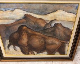 "3 Bulls" by Marilyn Hanson.