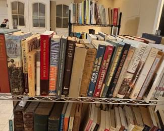 Large selection of books - new and old.