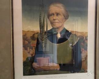 "Women with Plants" with Grant Wood.