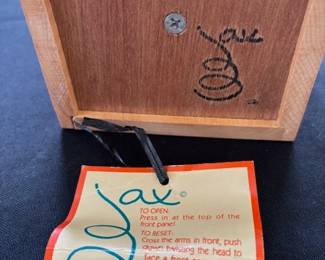 Jack-in-the-box puppet.