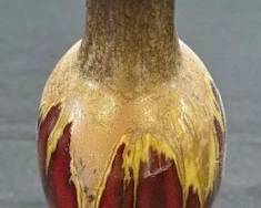 Handmade pottery vase.