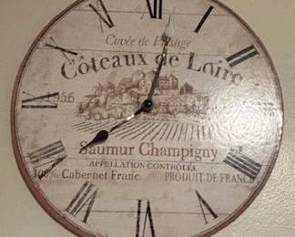 Wall clock - French Coteau x de Loire.