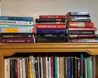 Large selection of books - new and old.