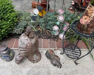 More garden art.