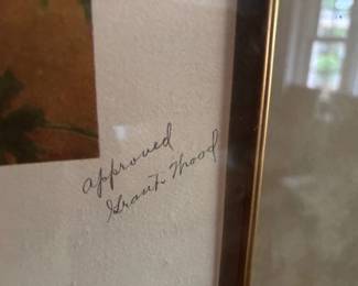 "Women with Plants" with Grant Wood.