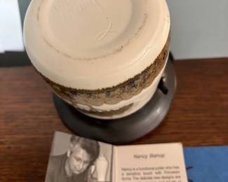 Pottery by Nancy Bishop.