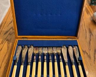 Set of German flatware from the 1940's.