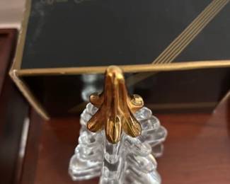 Crystal Christmas tree.