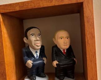 Putin and Obama in shadow box.