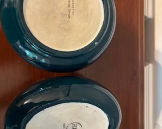 Pair of vintage ashtrays from the Palmer House in Chicago.