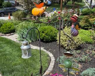 More garden art.